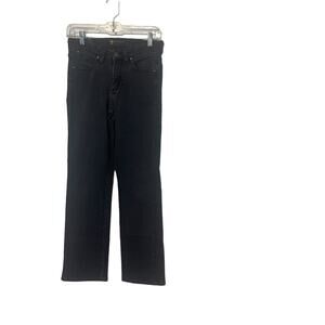 Aura Women's Size 28 Western Black Denim Straight Leg Jeans
